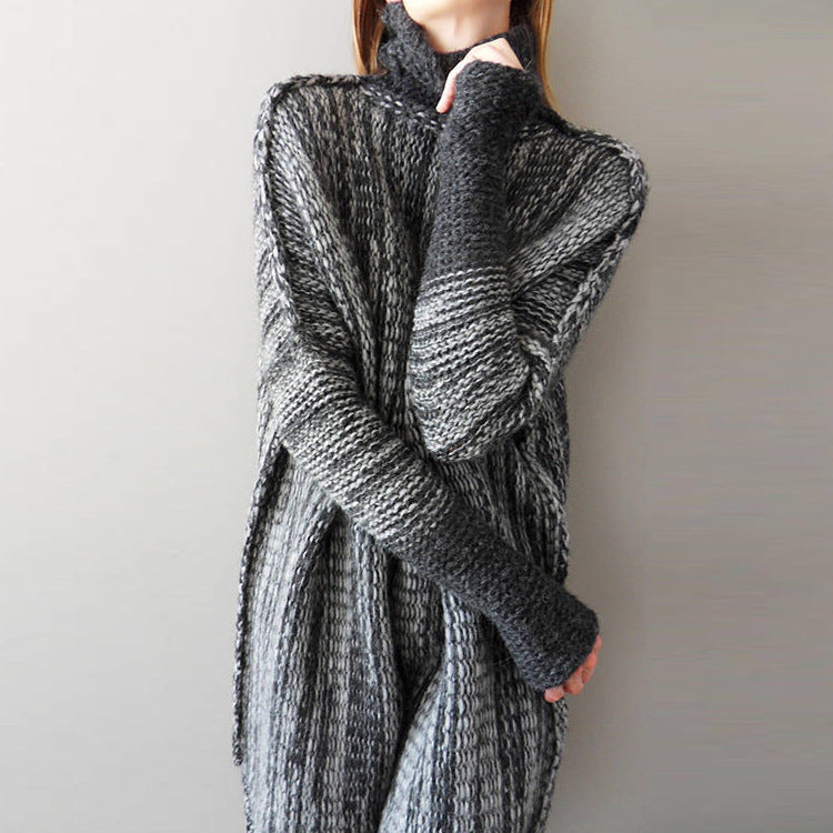 New products for autumn and winter women's loose turtleneck sweater